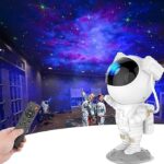 Astronaut Galaxy Projector Night Light – 360° Rotating Star Projector With Remote Control & LED Space Lamp for Kids Bedroom, Gaming Room, Home